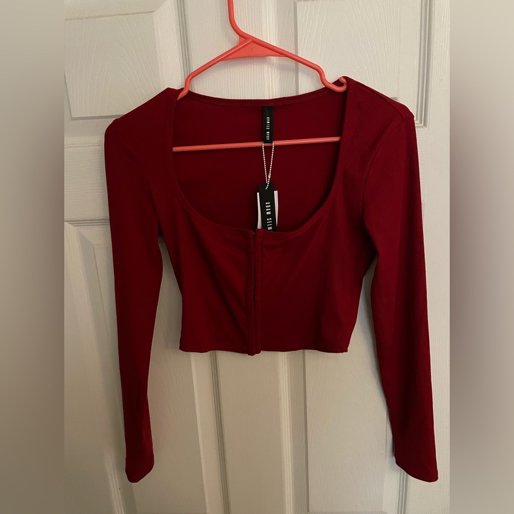 Adam Selman New York workout top in medium